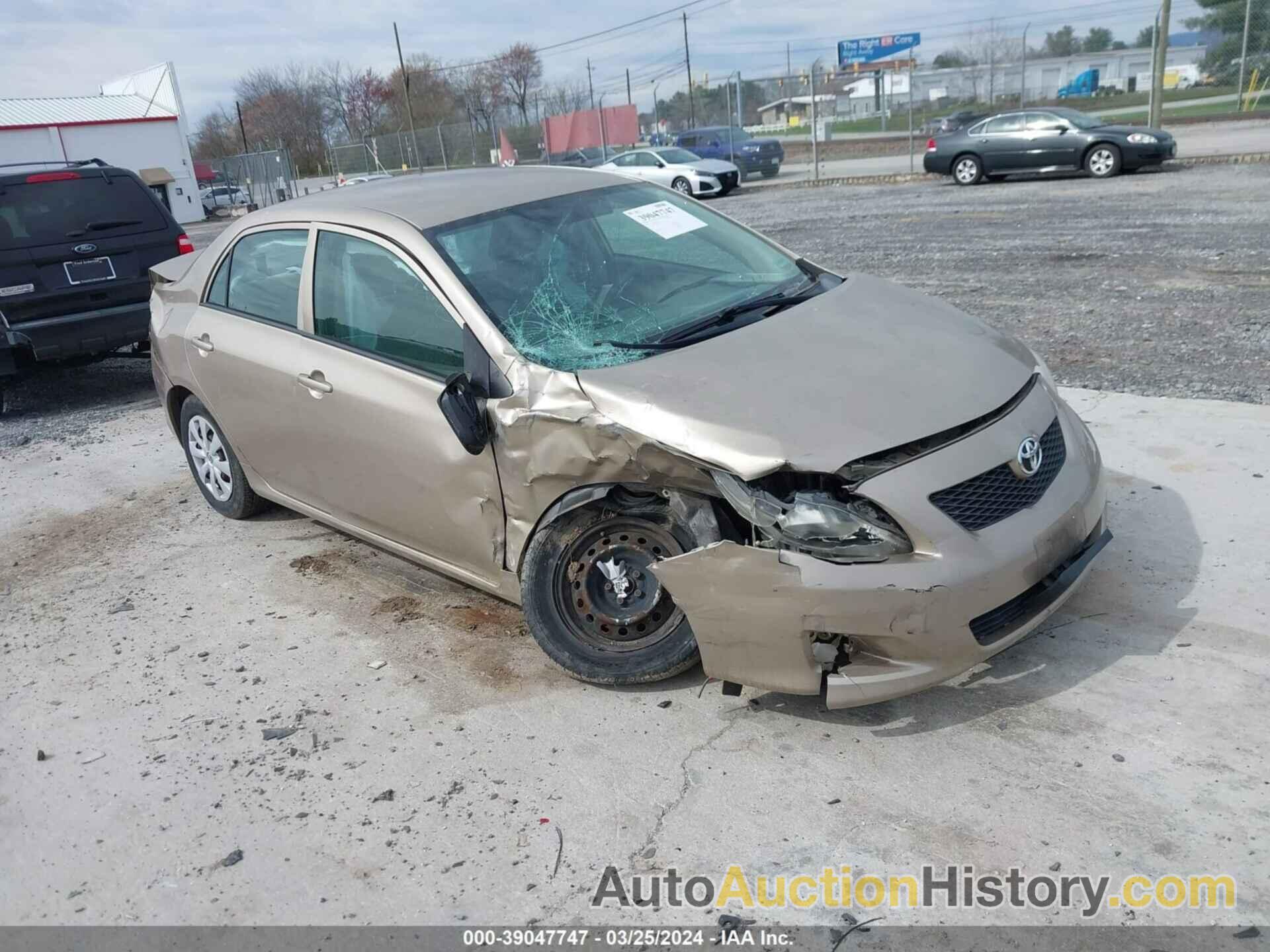 TOYOTA COROLLA LE, 2T1BU40E79C101460