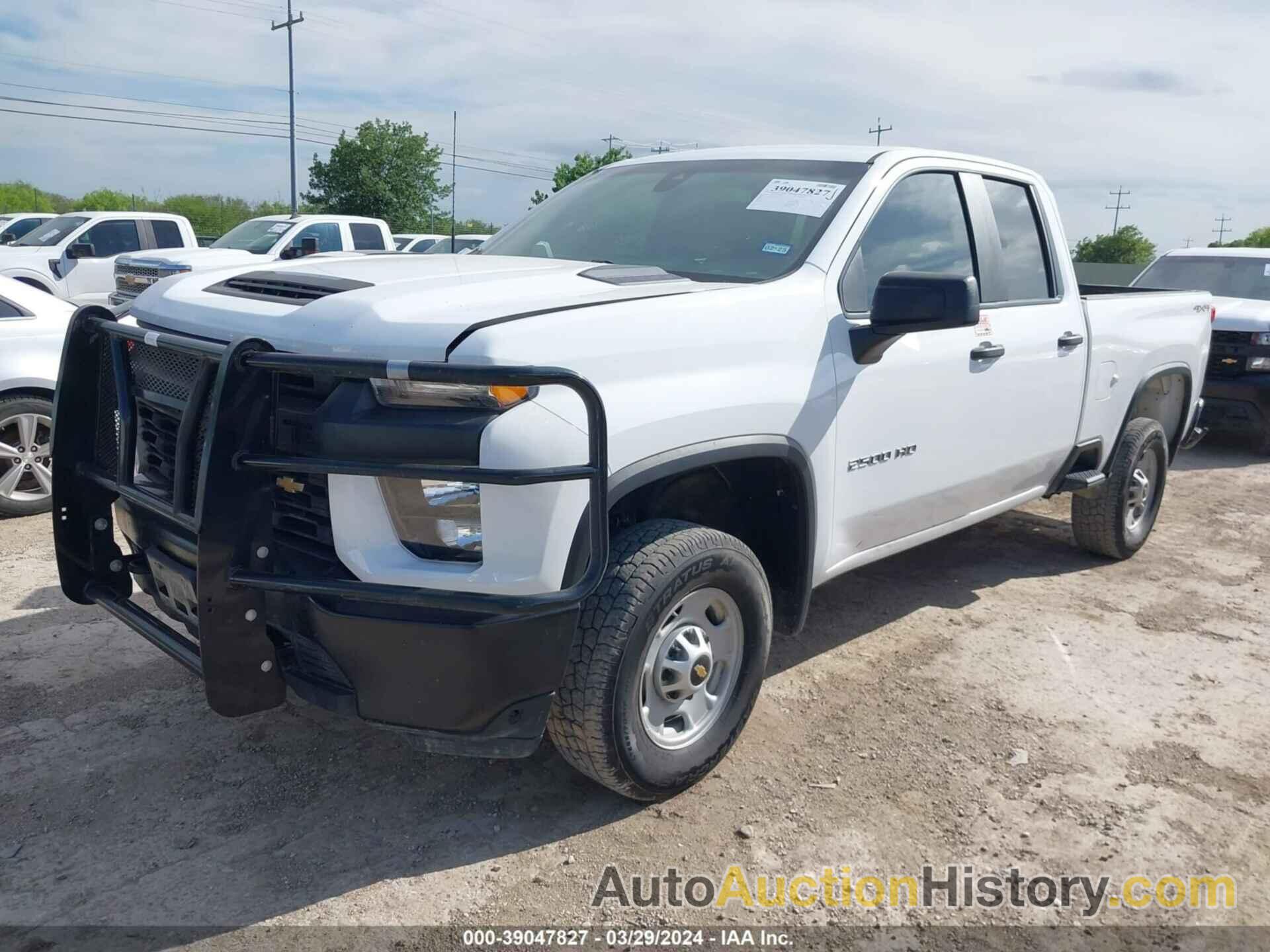 CHEVROLET SILVERADO 2500HD 4WD DOUBLE CAB STANDARD BED WT, 1GC2YLE71MF199247