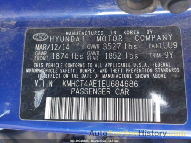 HYUNDAI ACCENT GLS, KMHCT4AE1EU684686