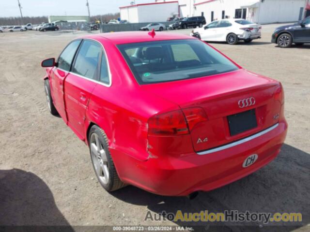 AUDI A4 2.0T, WAUEF78E77A144370