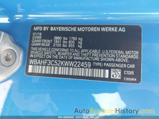 BMW Z4 SDRIVE30I, WBAHF3C52KWW22459