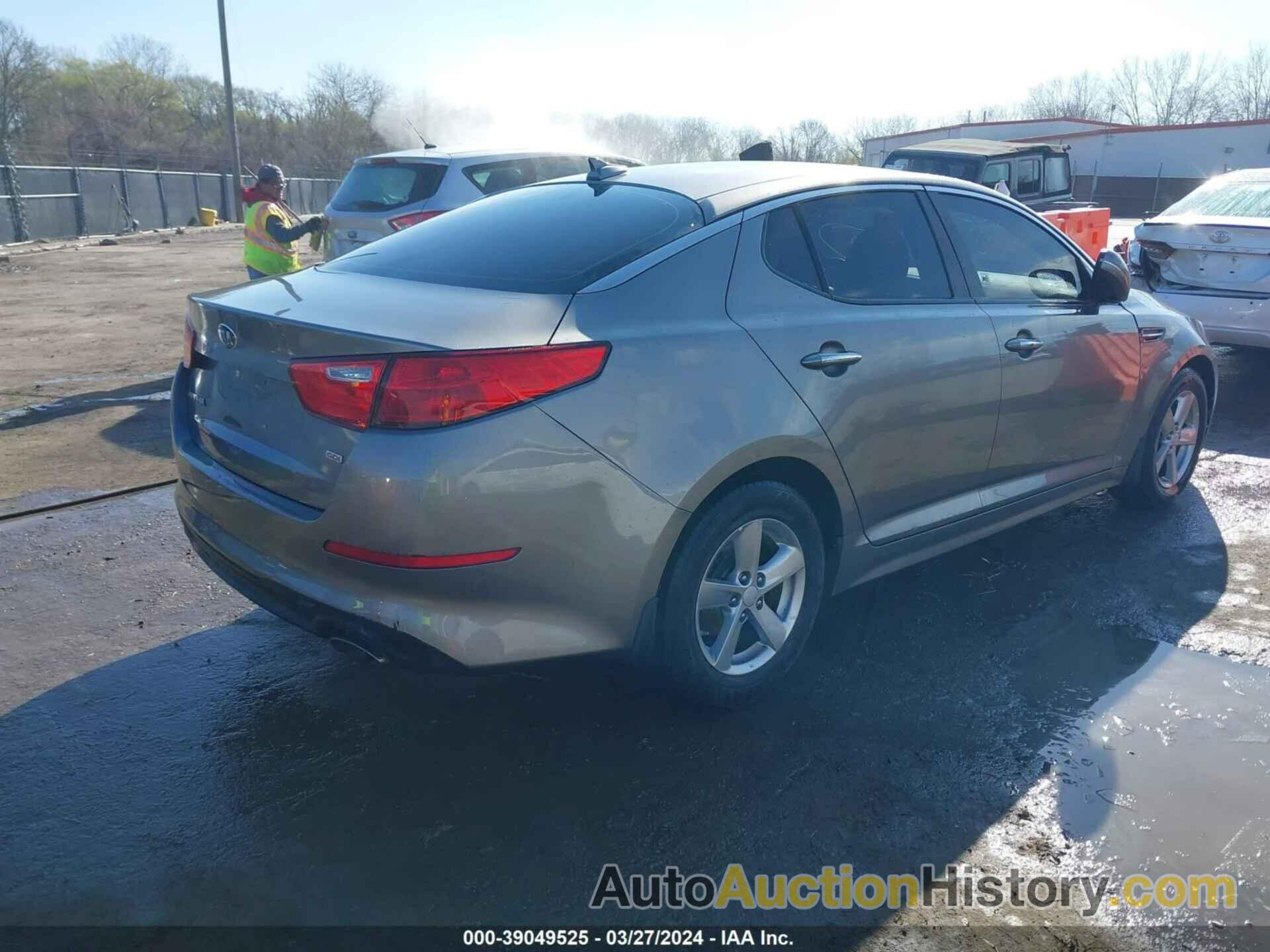 KIA OPTIMA LX, 5XXGM4A73FG458533