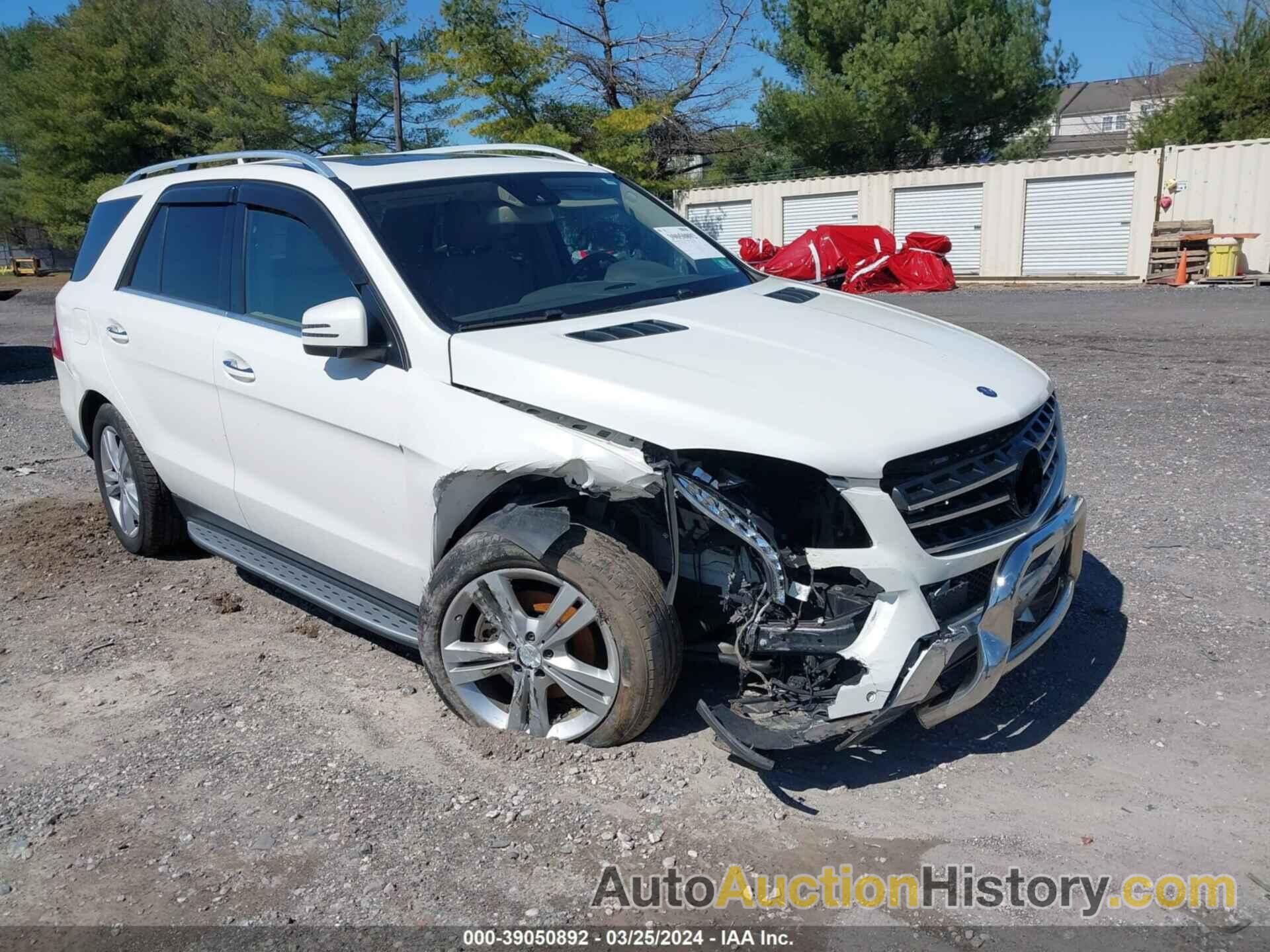 MERCEDES-BENZ ML 350 BLUETEC 4MATIC, 4JGDA2EB7EA405158