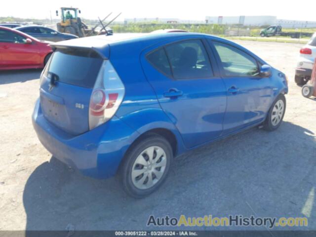 TOYOTA PRIUS C TWO, JTDKDTB37D1057740