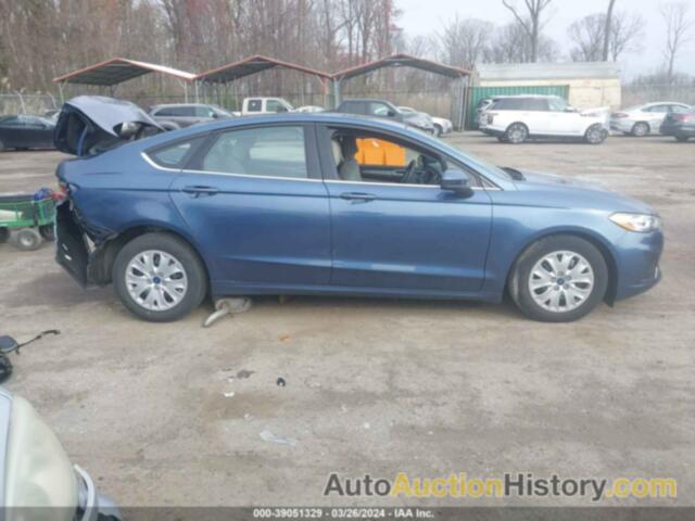 FORD FUSION S, 3FA6P0G73KR244520