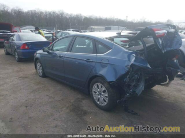 FORD FUSION S, 3FA6P0G73KR244520