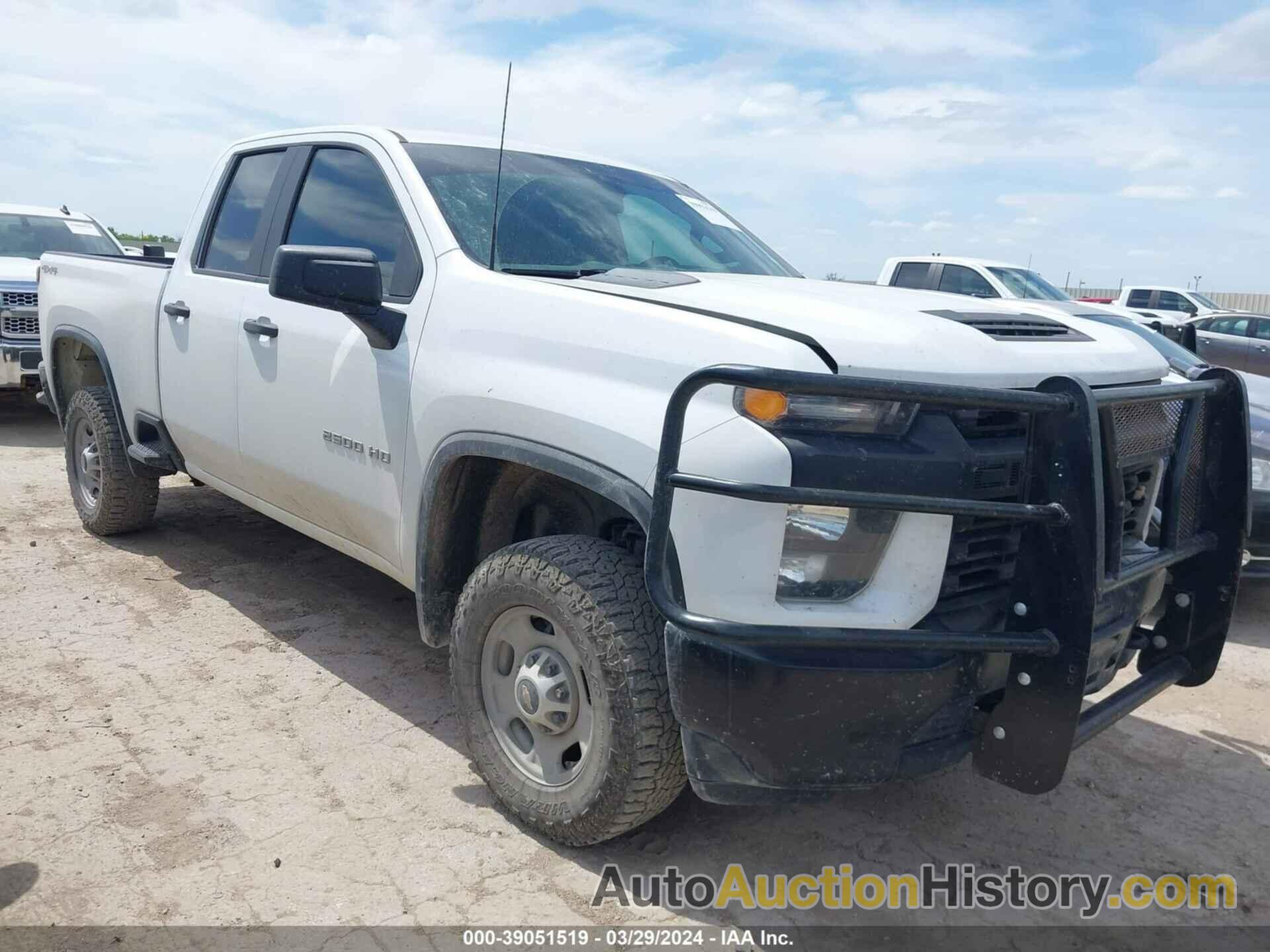 CHEVROLET SILVERADO 2500HD 4WD DOUBLE CAB STANDARD BED WT, 1GC2YLE78MF199830