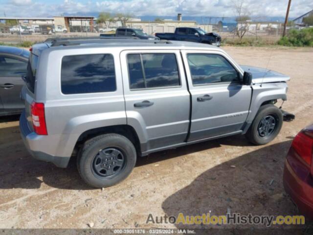 JEEP PATRIOT SPORT, 1C4NJPBBXED912709