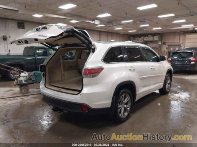 TOYOTA HIGHLANDER XLE, 5TDJKRFH7FS147809