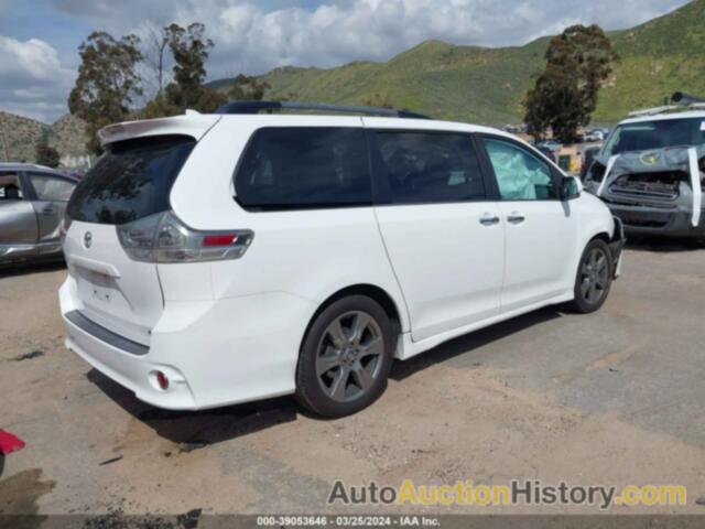 TOYOTA SIENNA SE 8 PASSENGER, 5TDXZ3DCXKS978368