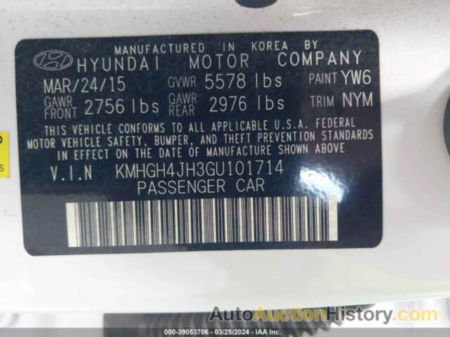 HYUNDAI EQUUS SIGNATURE, KMHGH4JH3GU101714