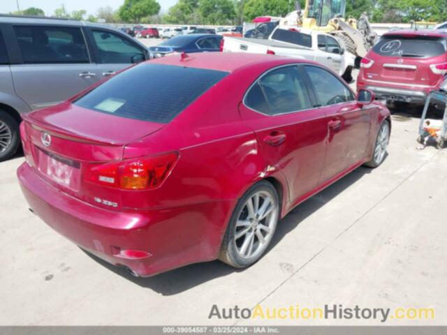 LEXUS IS 250, JTHBK262X75040086