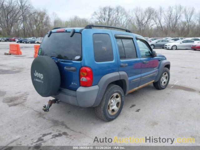 JEEP LIBERTY SPORT, 1J4GL48K74W326538