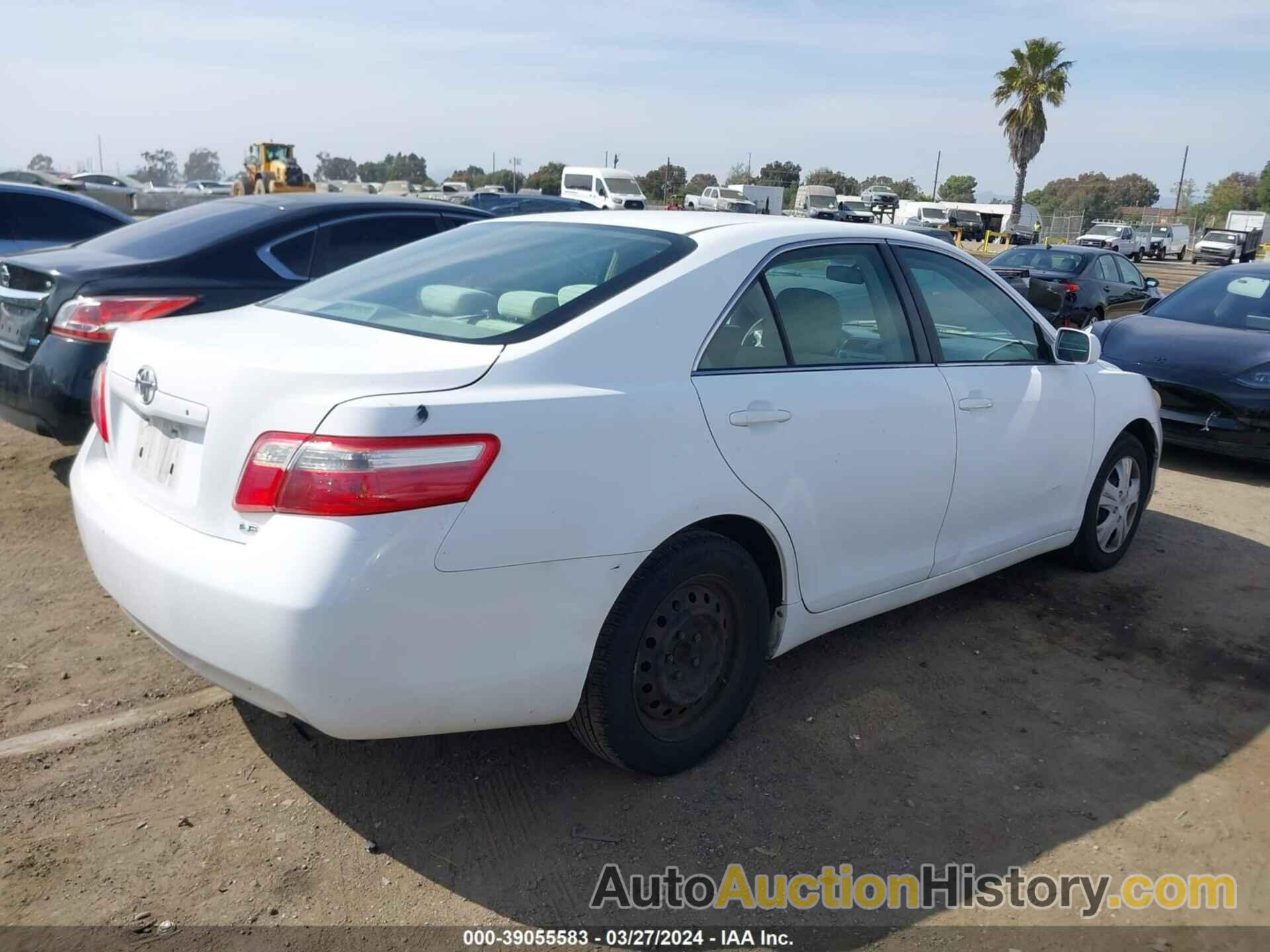 TOYOTA CAMRY LE, 4T4BE46K99R107291