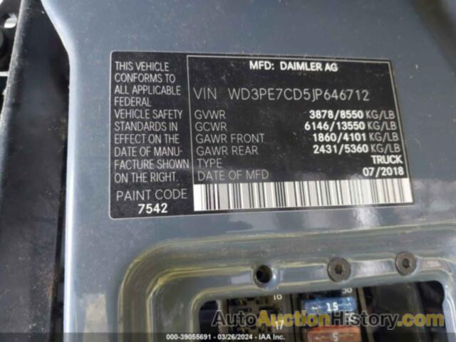 MERCEDES-BENZ SPRINTER 2500 STANDARD ROOF V6, WD3PE7CD5JP646712