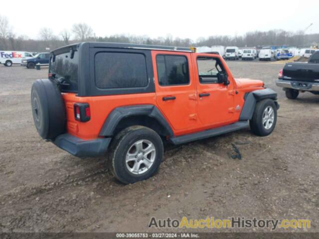 JEEP WRANGLER UNLIMITED SPORT S 4X4, 1C4HJXDG2JW181326