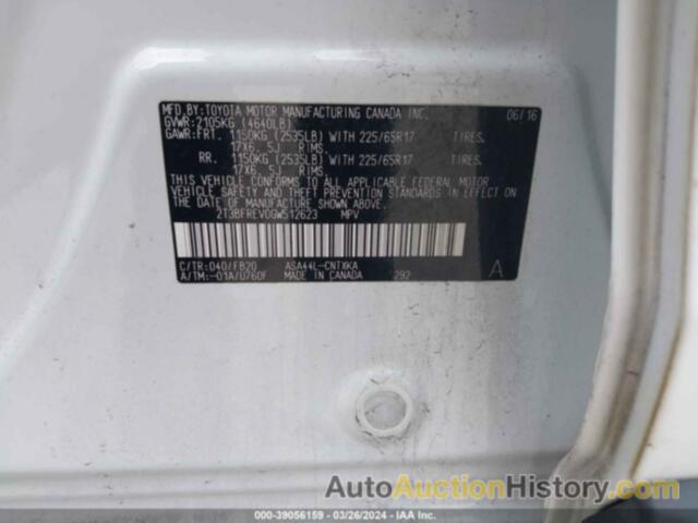 TOYOTA RAV4 LE, 2T3BFREV0GW512623