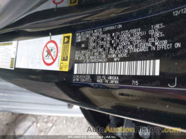 LEXUS RX 450H, JTJBC1BA9D2446361