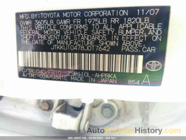 SCION XD, JTKKU10478J017642