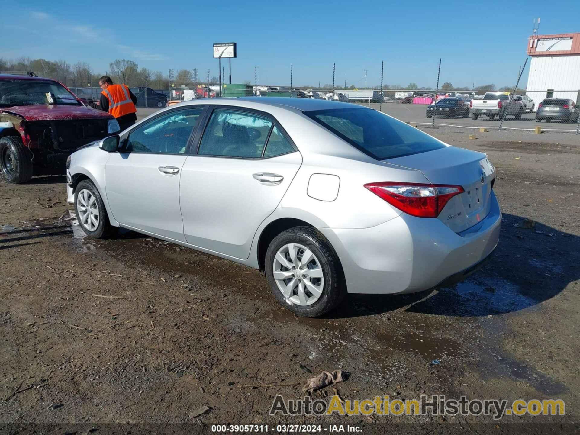 TOYOTA COROLLA LE, 5YFBURHE9FP257402