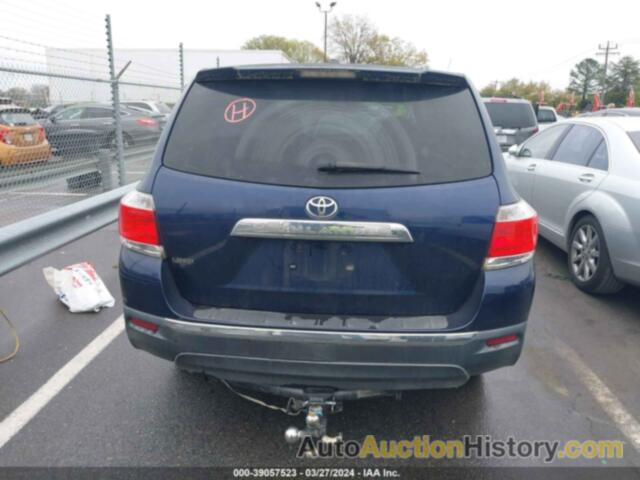 TOYOTA HIGHLANDER, 5TDZA3EH8CS021426