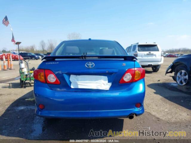 TOYOTA COROLLA S, 2T1BU40E89C133320