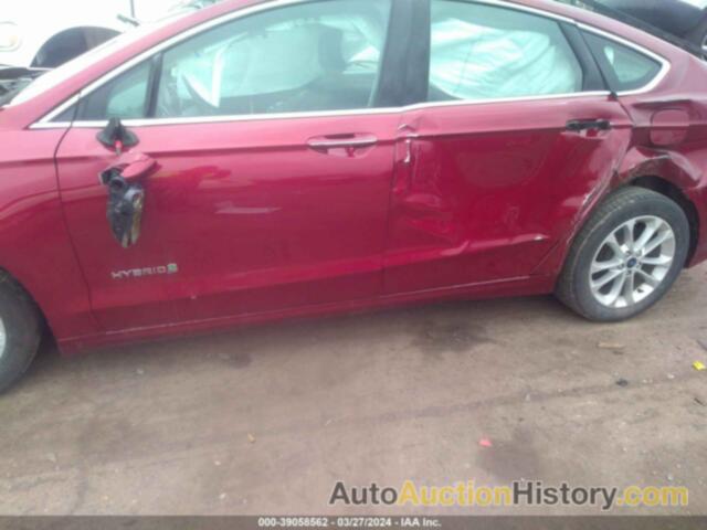 FORD FUSION HYBRID SEL, 3FA6P0MU5KR169006