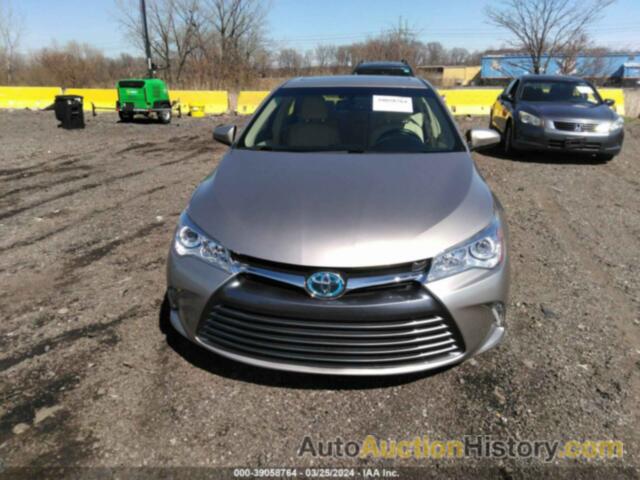 TOYOTA CAMRY HYBRID XLE, 4T1BD1FK2GU189387