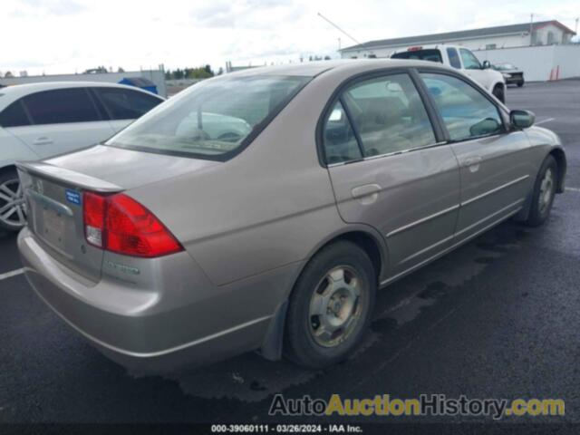 HONDA CIVIC HYBRID, JHMES95613S010528