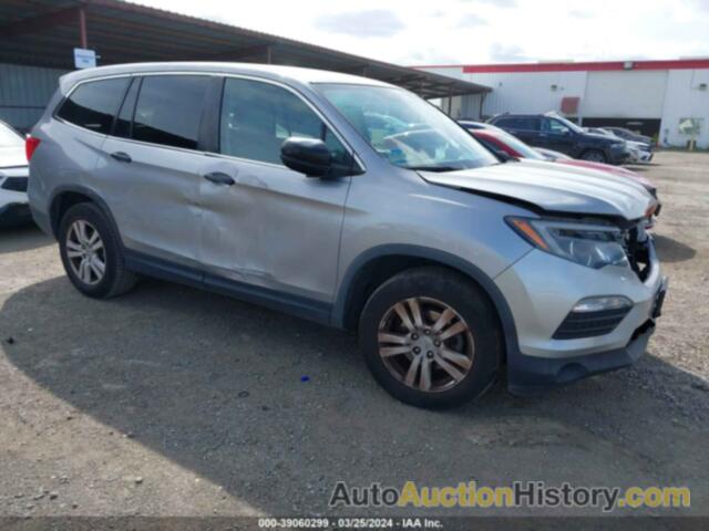 HONDA PILOT LX, 5FNYF5H19JB032671