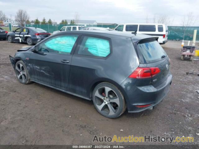 VOLKSWAGEN GOLF GTI 2.0T S 2-DOOR, 3VWTT7AU9FM100373