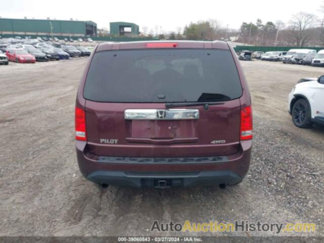 HONDA PILOT EXL, 5FNYF4H5XDB081508