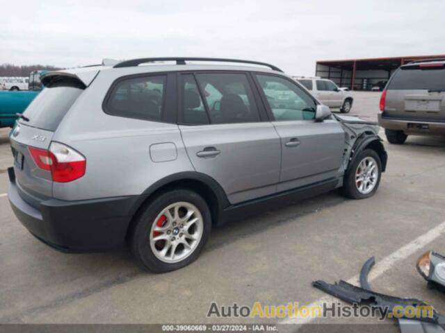 BMW X3 2.5I, WBXPA73494WB24053