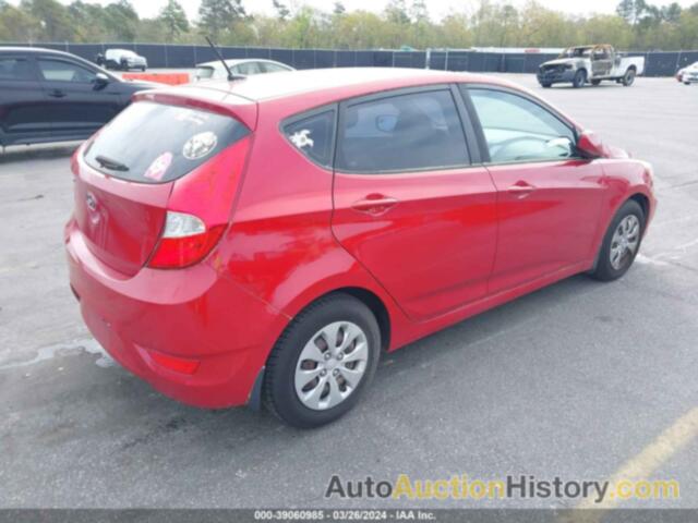 HYUNDAI ACCENT SE, KMHCT5AE0GU294235