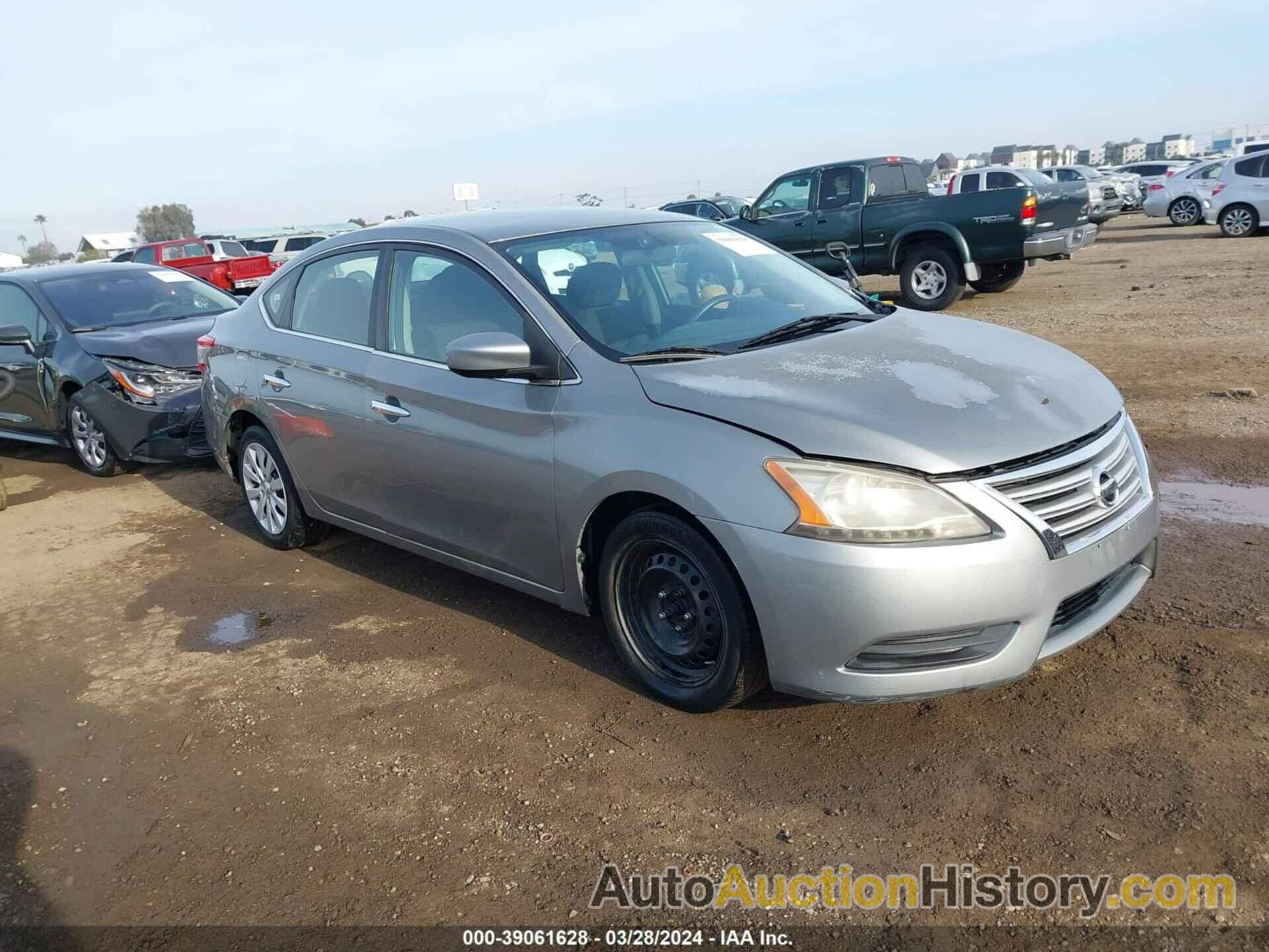 NISSAN SENTRA FE+ S/FE+ SV/S/SL/SR/SV, 3N1AB7AP0EL647983