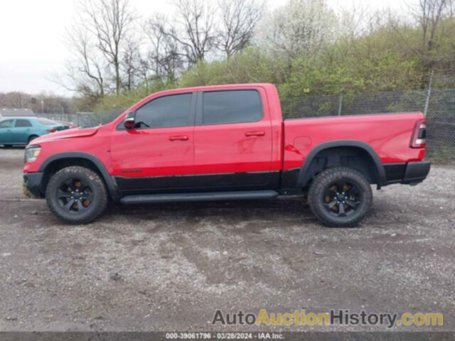 RAM 1500 REBEL  4X4 5'7 BOX, 1C6SRFLT8NN168168