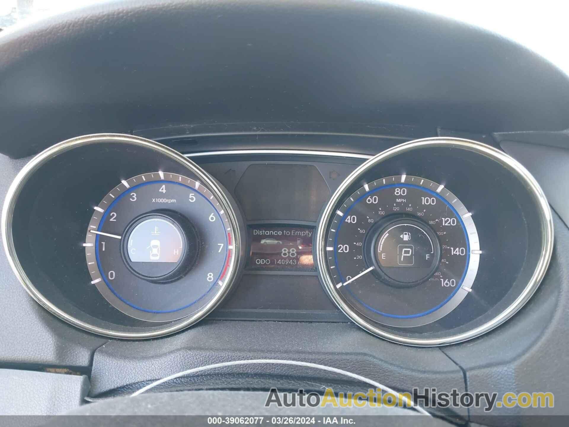 HYUNDAI SONATA GLS, 5NPEB4AC5DH568611