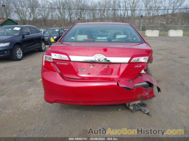 TOYOTA CAMRY XLE, 4T1BF1FK8CU606936