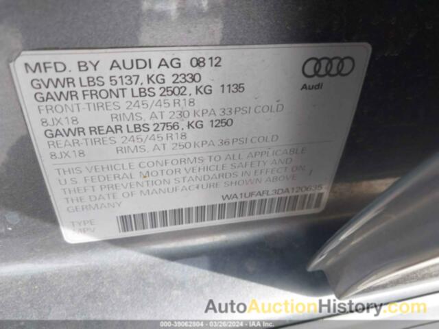 AUDI ALLROAD 2.0T PREMIUM PLUS, WA1UFAFL3DA120635