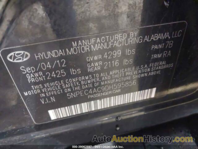 HYUNDAI SONATA LIMITED, 5NPEC4AC9DH595856