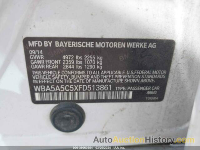 BMW 528I, WBA5A5C5XFD513861