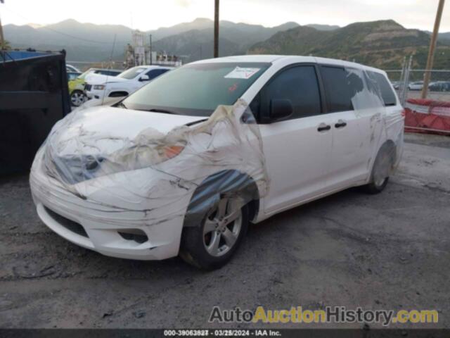 TOYOTA SIENNA BASE 7 PASSENGER, 5TDKA3DC2CS012597