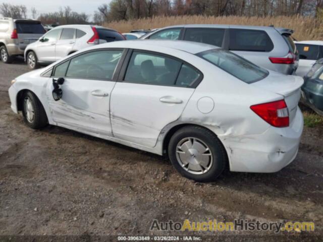 HONDA CIVIC HF, 2HGFB2F67CH324270