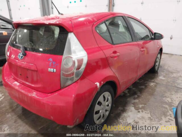 TOYOTA PRIUS C, JTDKDTB33D1551609