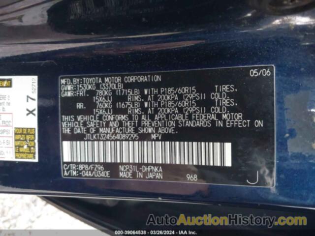 SCION XB, JTLKT324564089295