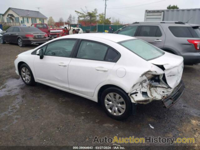 HONDA CIVIC LX, 2HGFB2F53CH561412