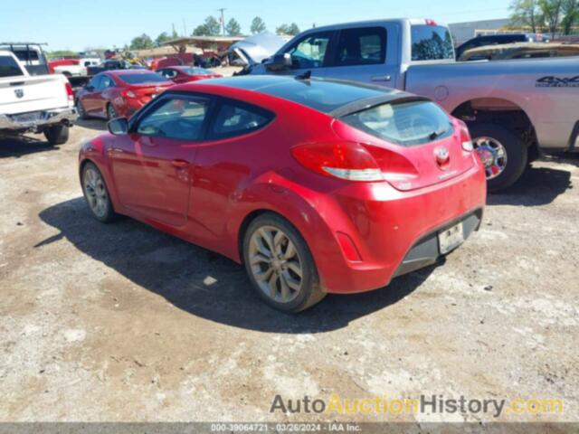 HYUNDAI VELOSTER BASE W/GRAY, KMHTC6AD2DU134303