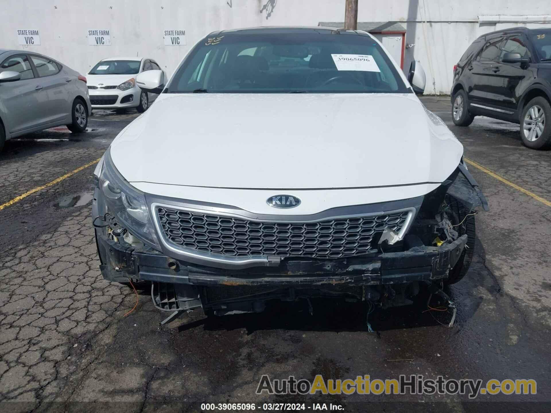 KIA OPTIMA HYBRID EX, KNAGN4ADXE5068094