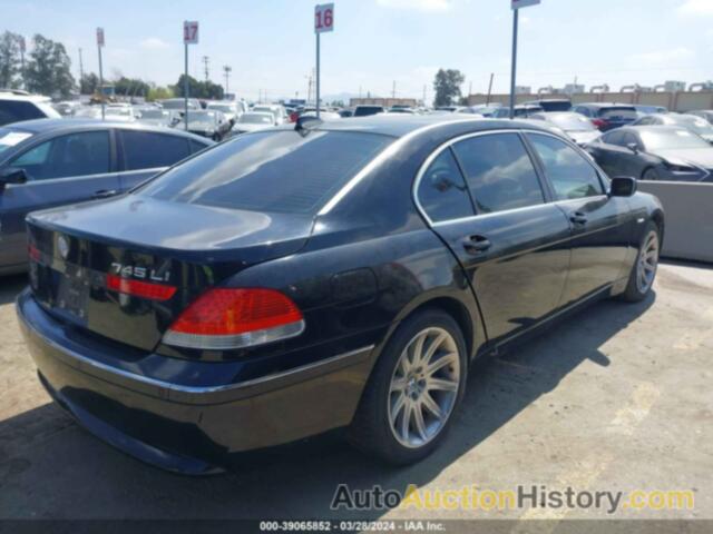 BMW 745LI, WBAGN63584DS52665