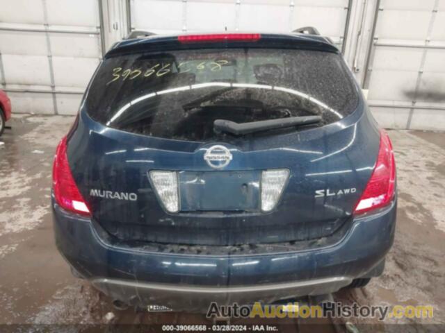 NISSAN MURANO SL, JN8AZ08W34W336106